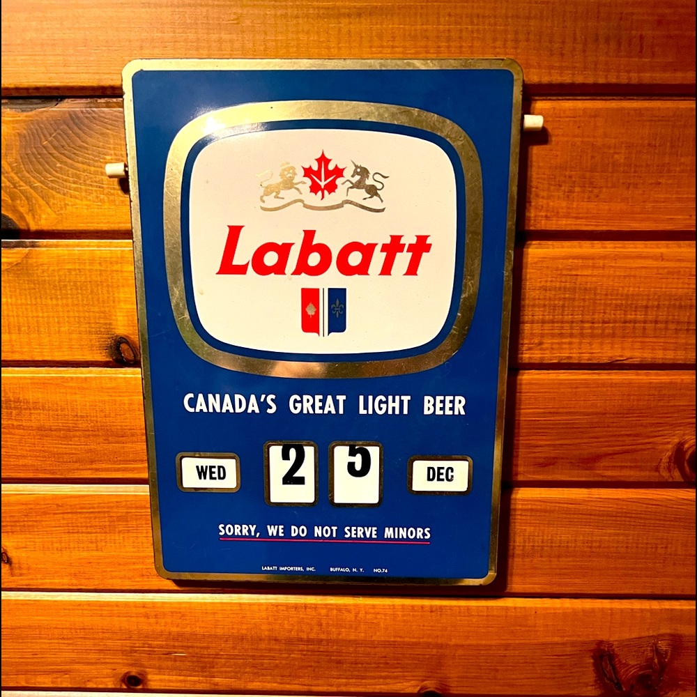 Vintage Labotts Bar Sign